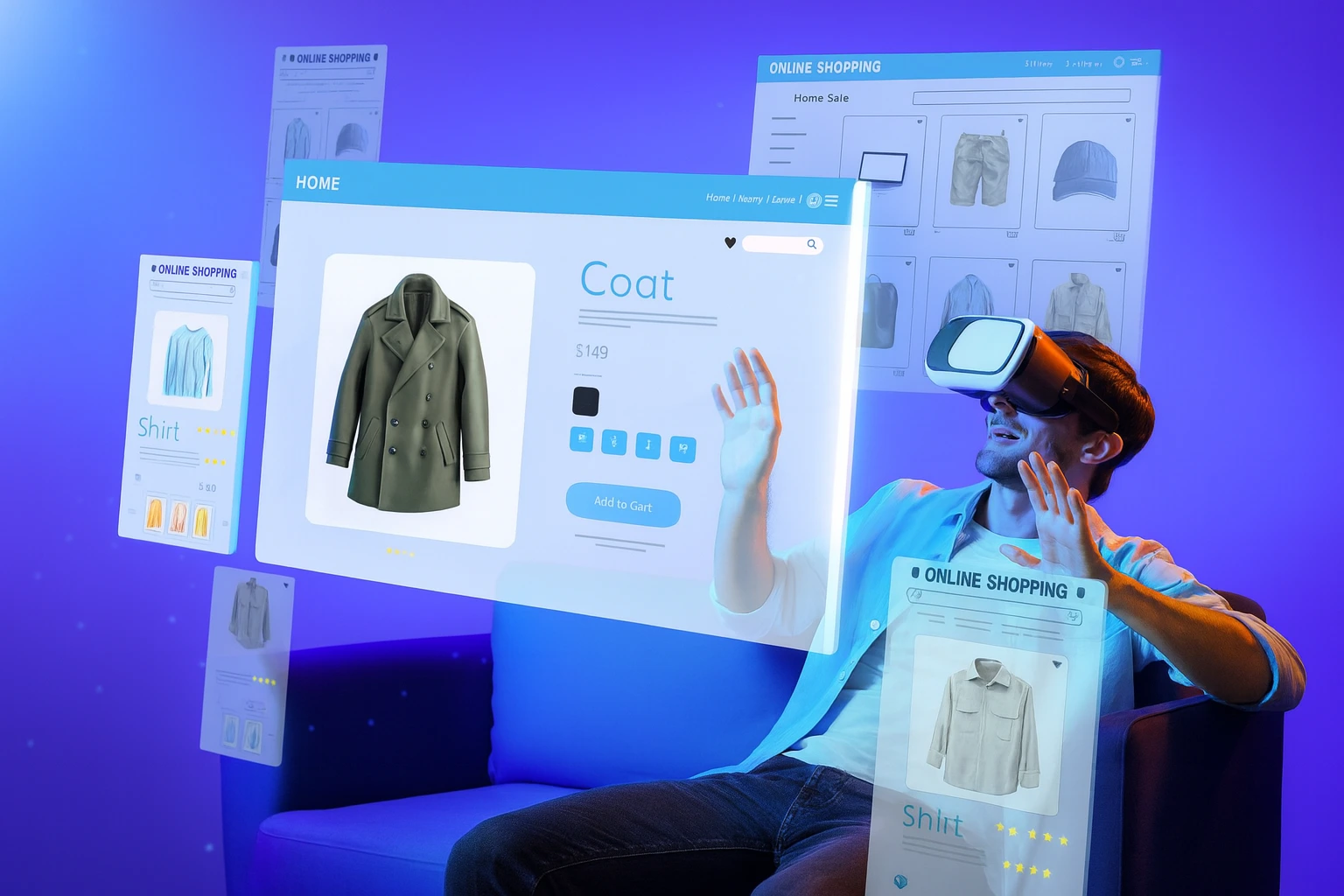 Virtual Shopping in a Futuristic Realm